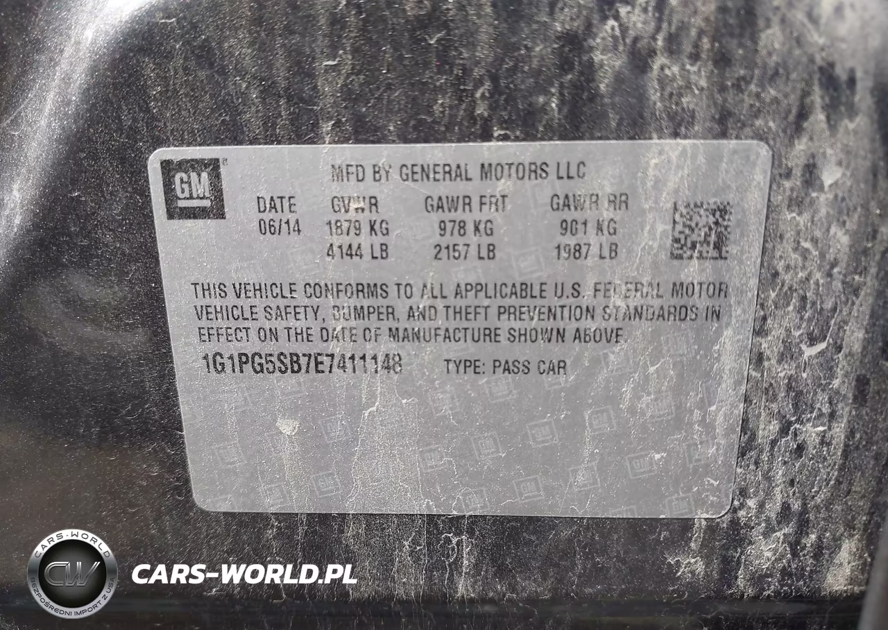 2014 Chevrolet Cruze Ltz VIN:1G1PG5SB7E7411148 - 9