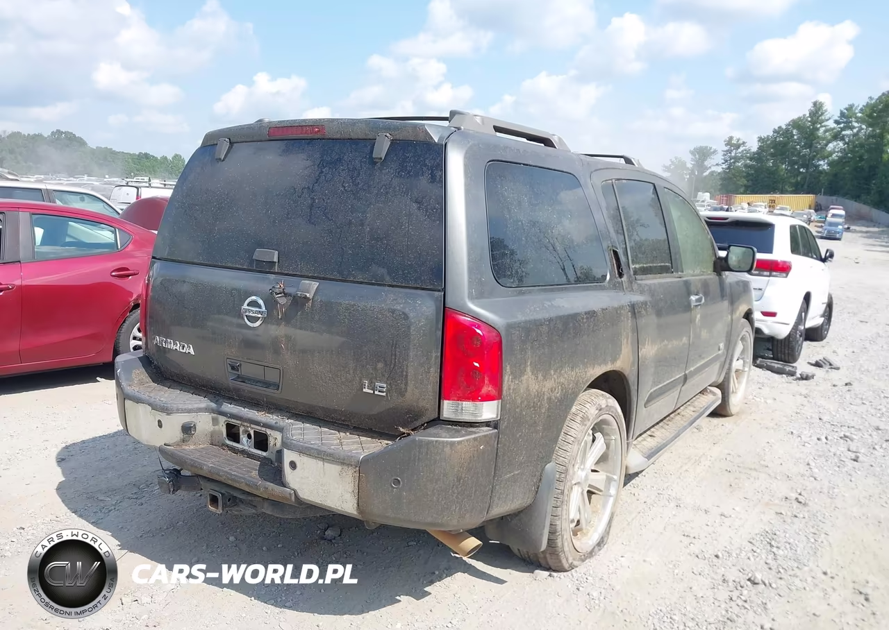 2007 Nissan Armada Le VIN:5N1BA08A87N721792 - 4