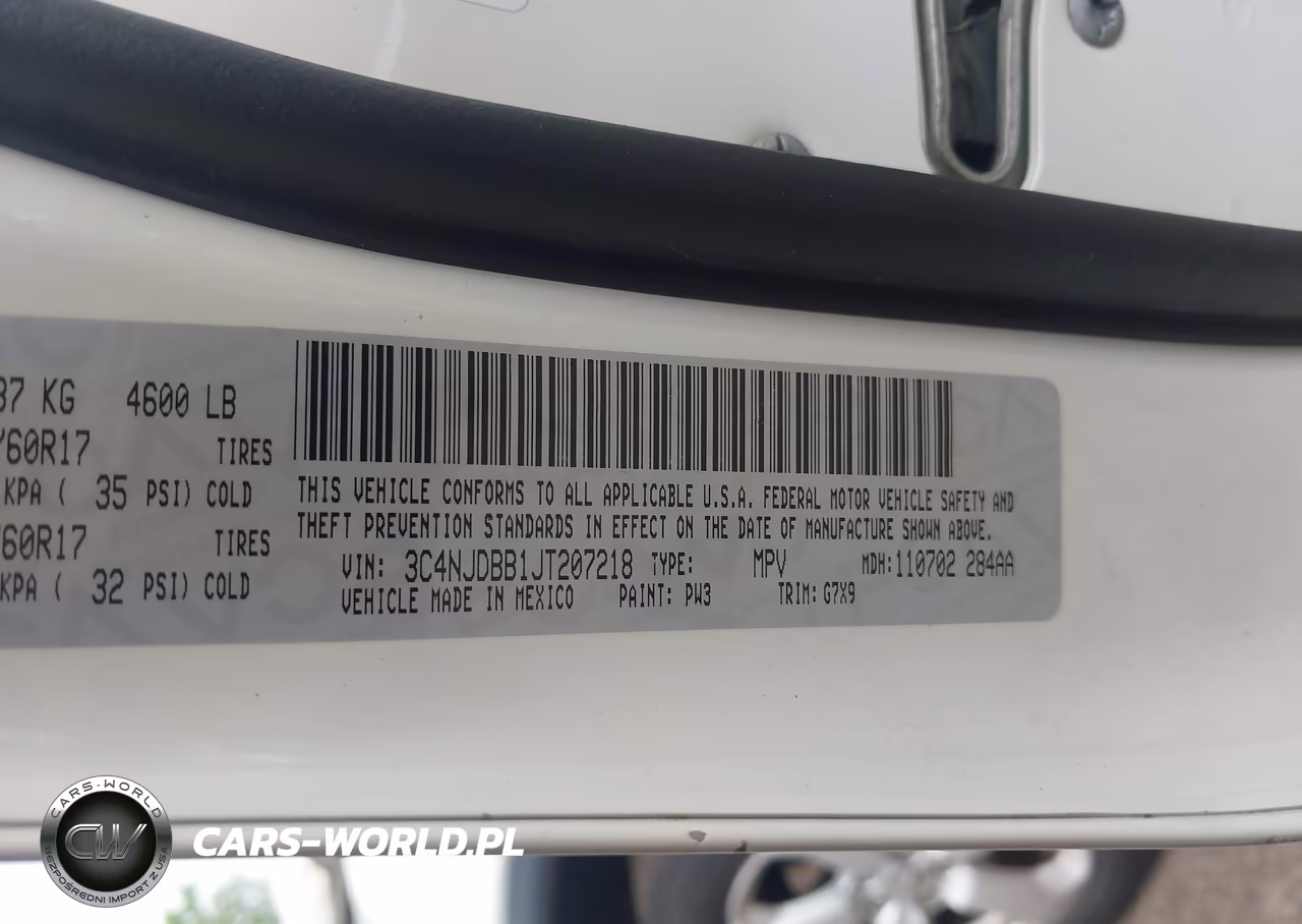 2018 Jeep Compass Latitude 4X4 VIN:3C4NJDBB1JT207218 - 9