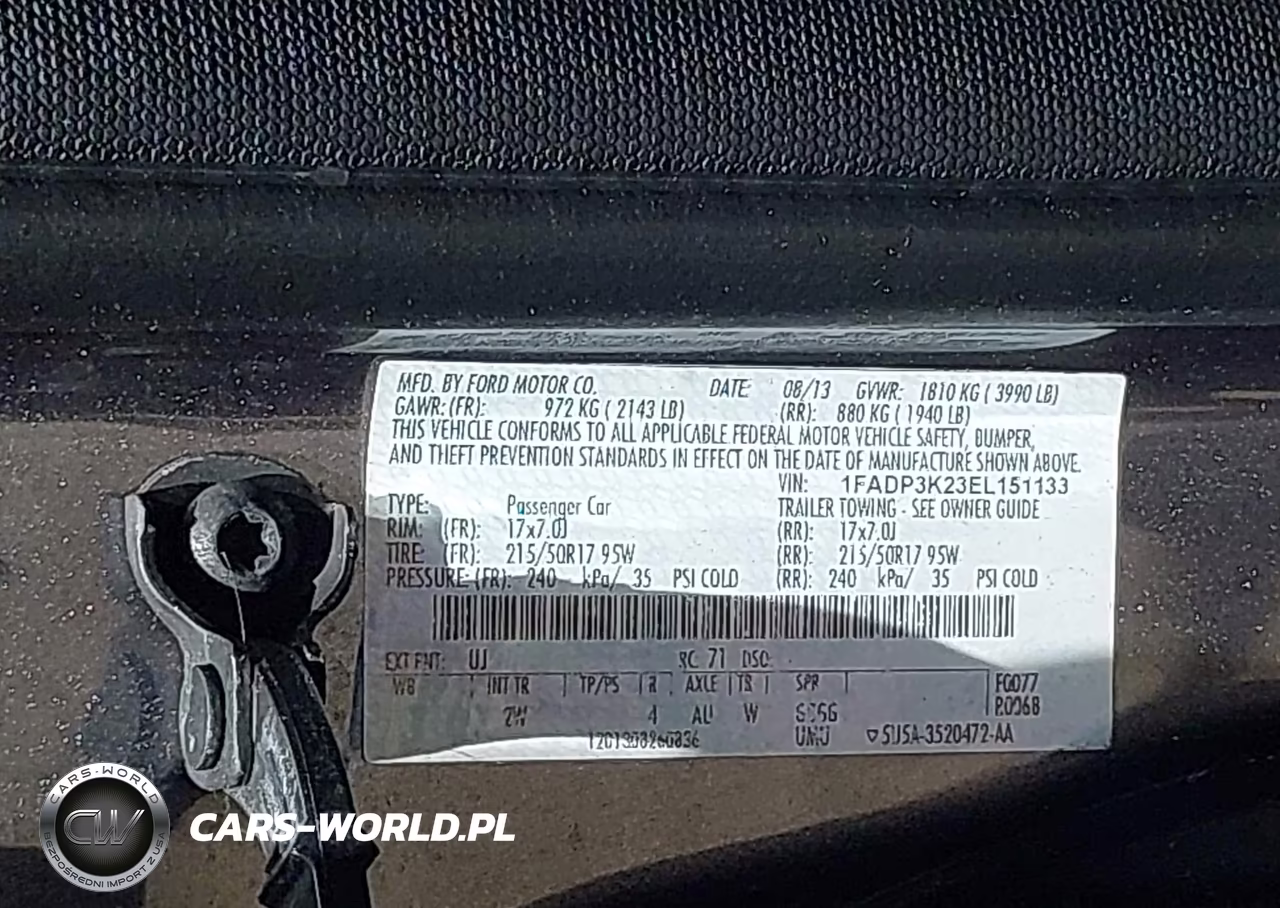 2014 Ford Focus Se VIN:1FADP3K23EL151133 - 9