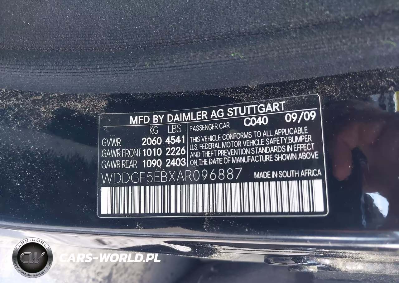 2010 Mercedes-Benz C 300 Luxury-Sport VIN:WDDGF5EBXAR096887 - 9
