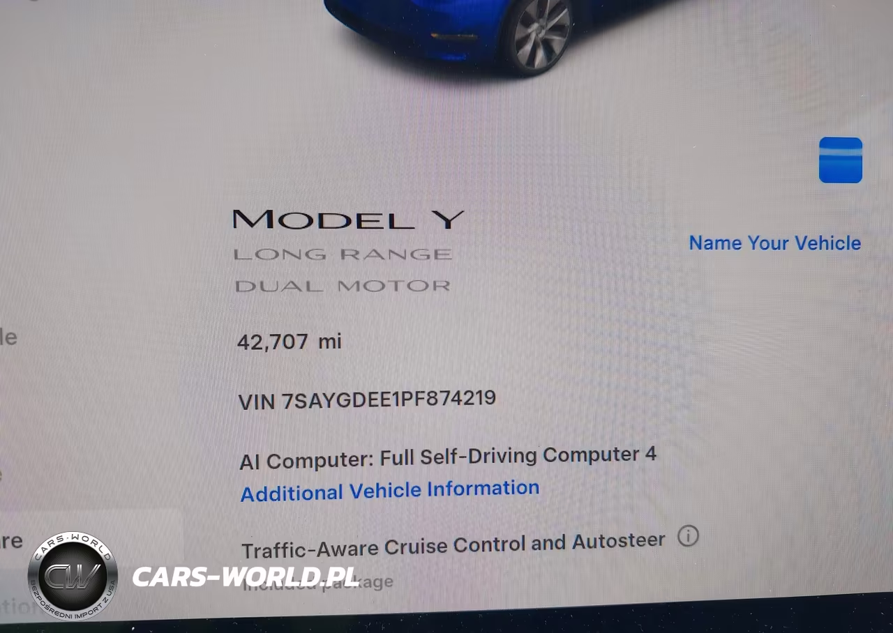 2023 Tesla Model Y Awd-Long Range Dual Motor All-Wheel Drive VIN:7SAYGDEE1PF874219 - 7