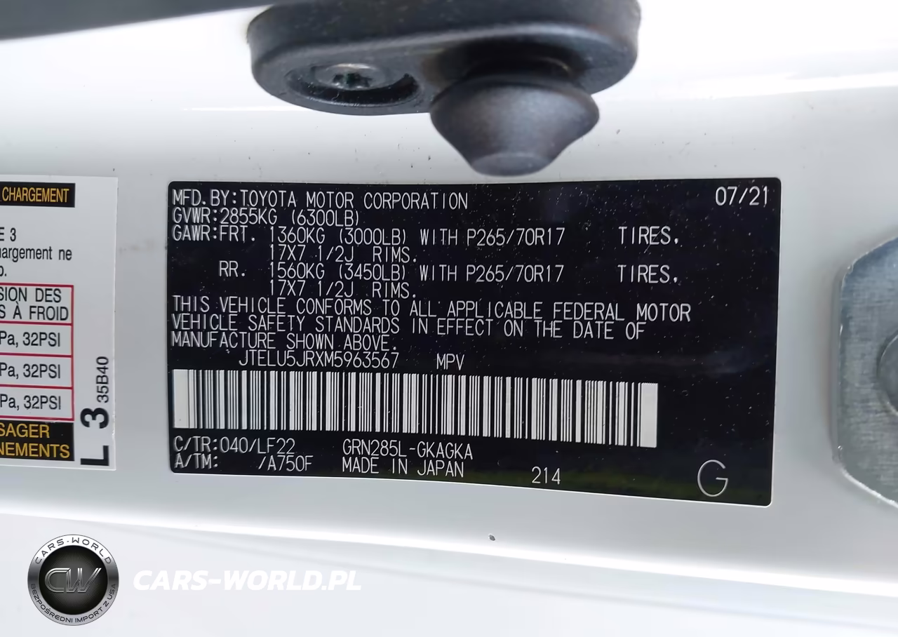 2021 Toyota 4Runner Trd Pro VIN:JTELU5JRXM5963567 - 9