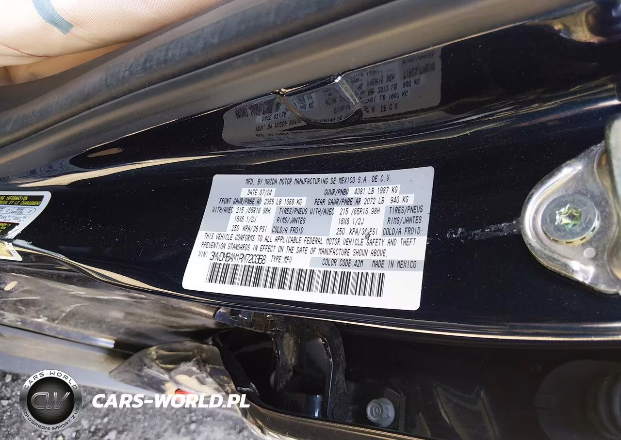 2024 Mazda Cx-30 2.5 S VIN:3MVDMBAM1RM720368 - 9