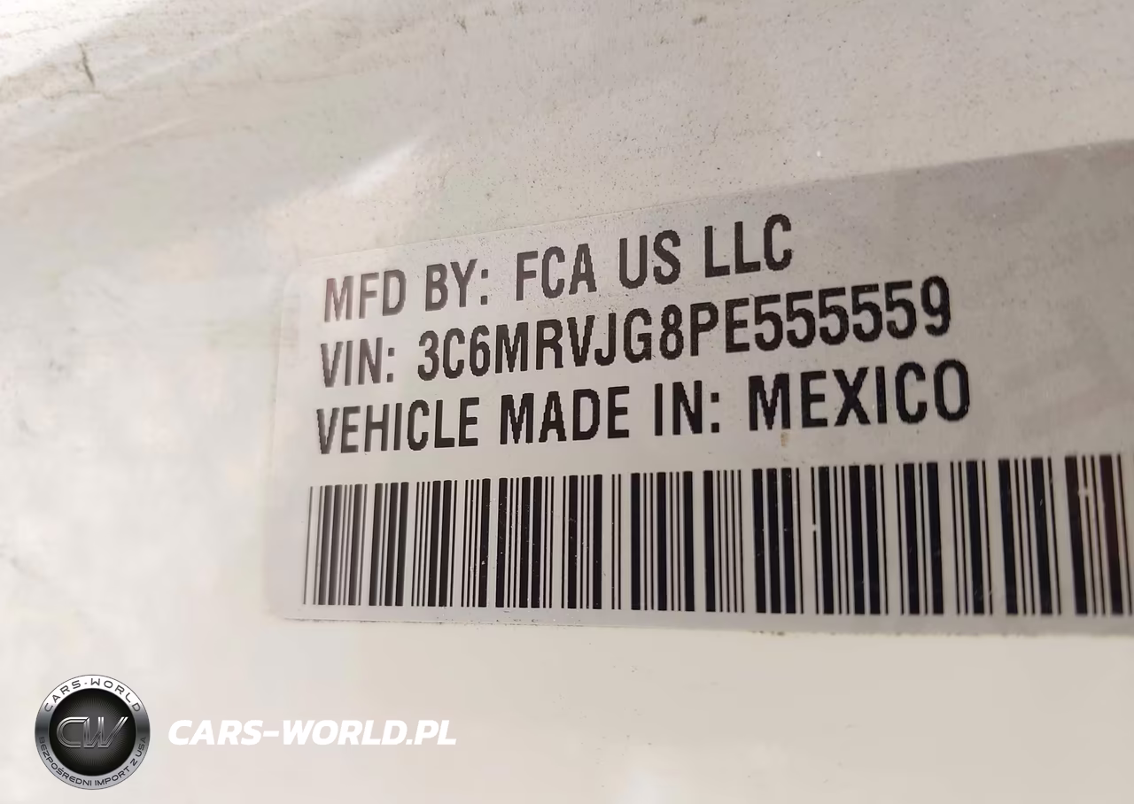 2023 Ram Promaster 3500 Cargo Van High Roof 159 Wb Ext VIN:3C6MRVJG8PE555559 - 9