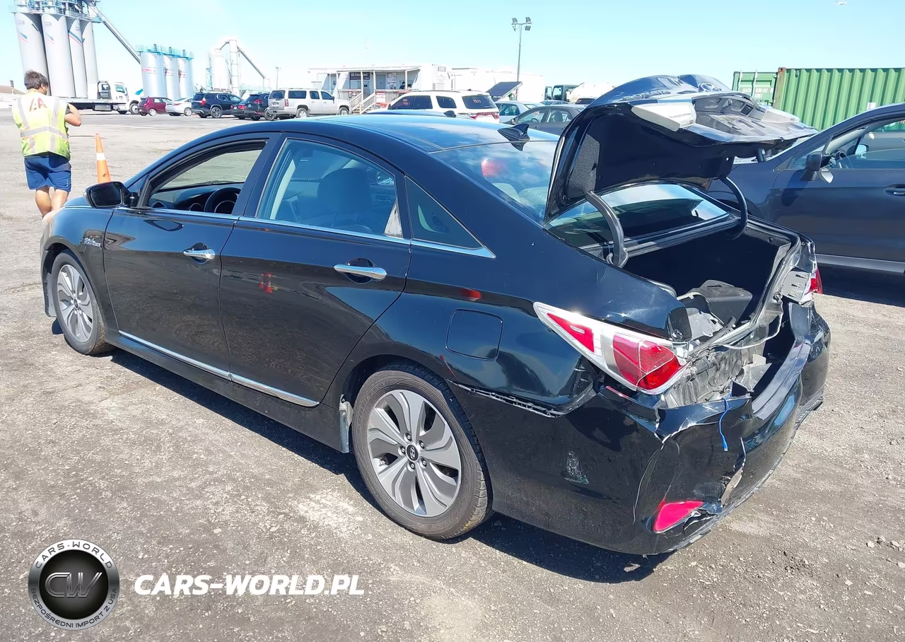 2013 Hyundai Sonata Hybrid Limited VIN:KMHEC4A40DA070793 - 3