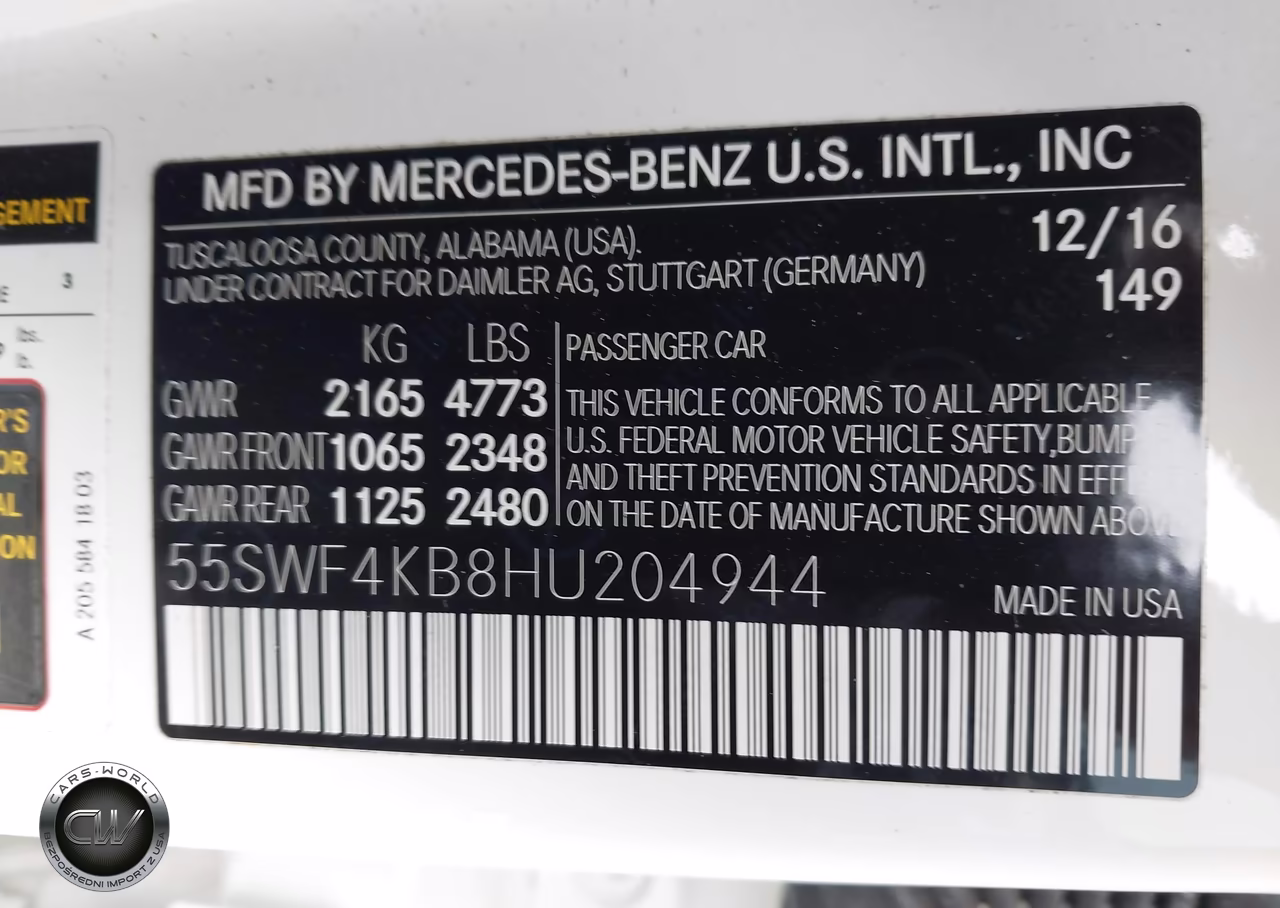 2017 Mercedes-Benz C 300 4Matic VIN:55SWF4KB8HU204944 - 9
