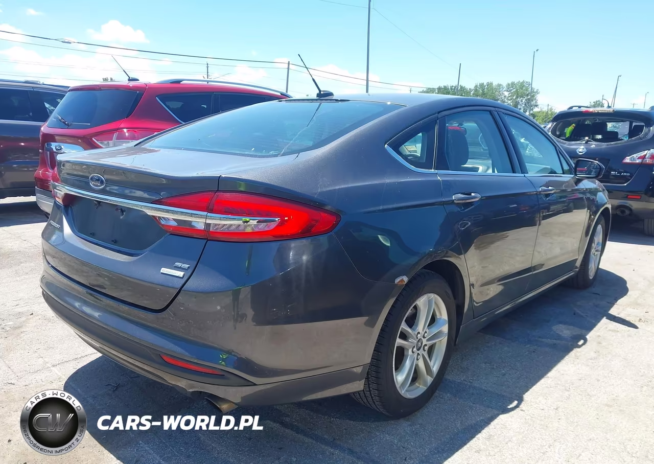 2018 Ford Fusion Se VIN:3FA6P0HD6JR190584 - 4