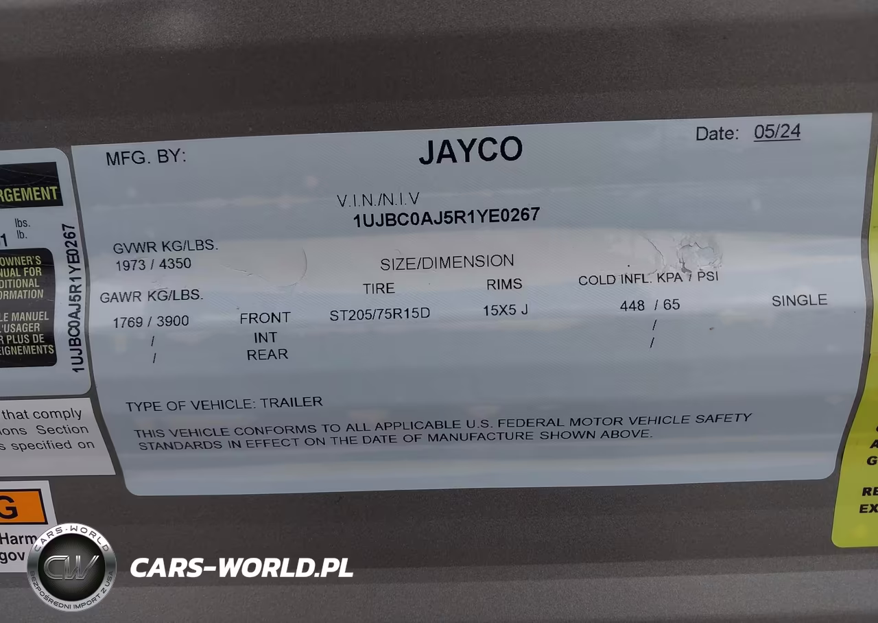 2024 Jayco Jayfl184Bh VIN:1UJBC0AJ5R1YE0267 - 9