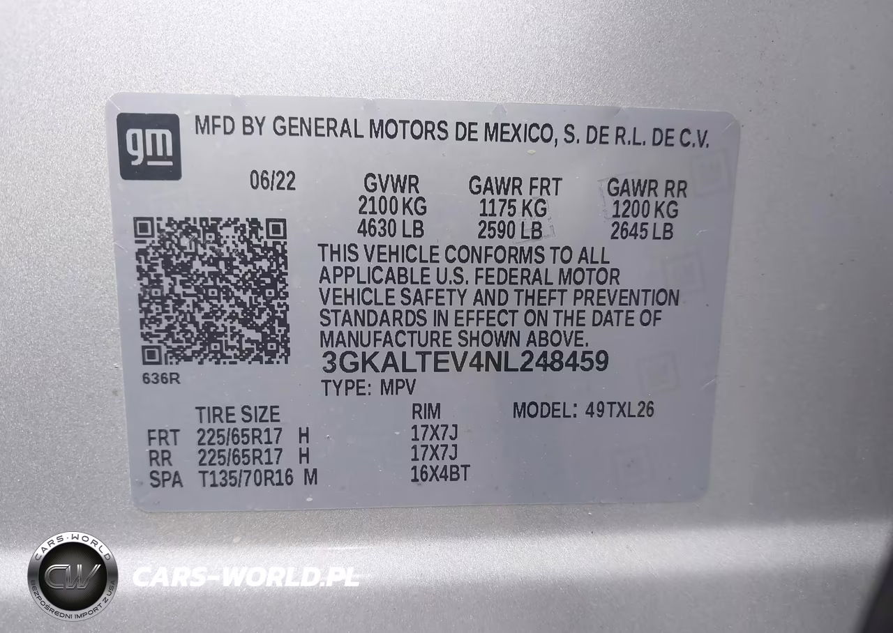 2022 GMC Terrain Awd Sle VIN:3GKALTEV4NL248459 - 9
