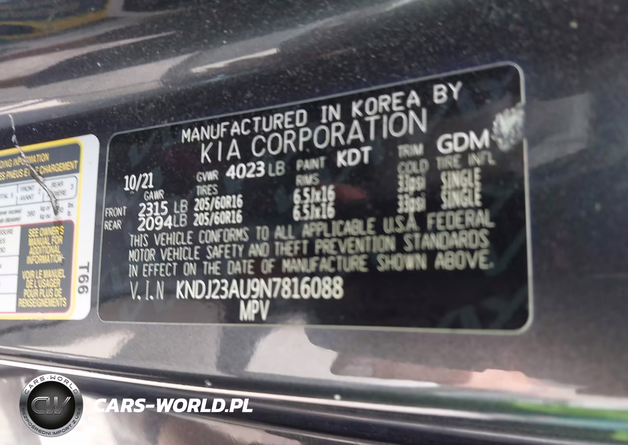 2022 Kia Soul Lx VIN:KNDJ23AU9N7816088 - 9