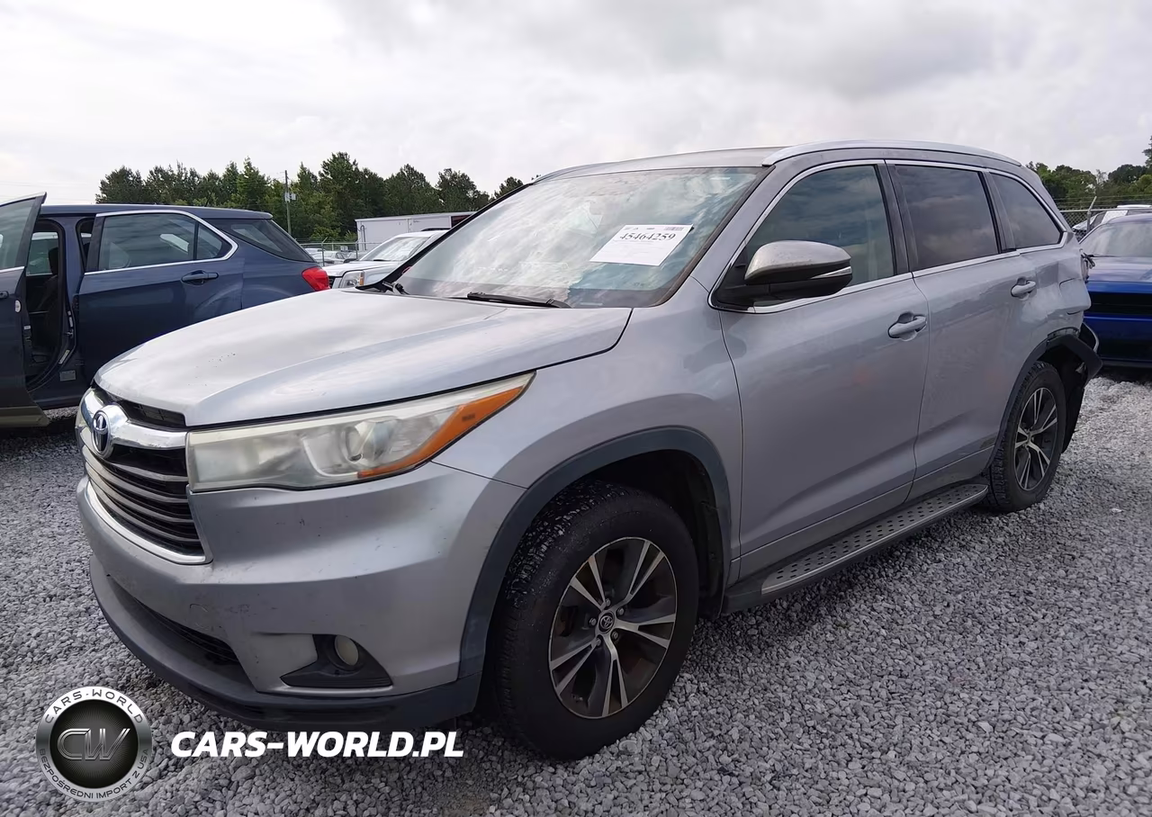 2016 Toyota Highlander Xle V6 VIN:5TDKKRFH8GS124464 - 2