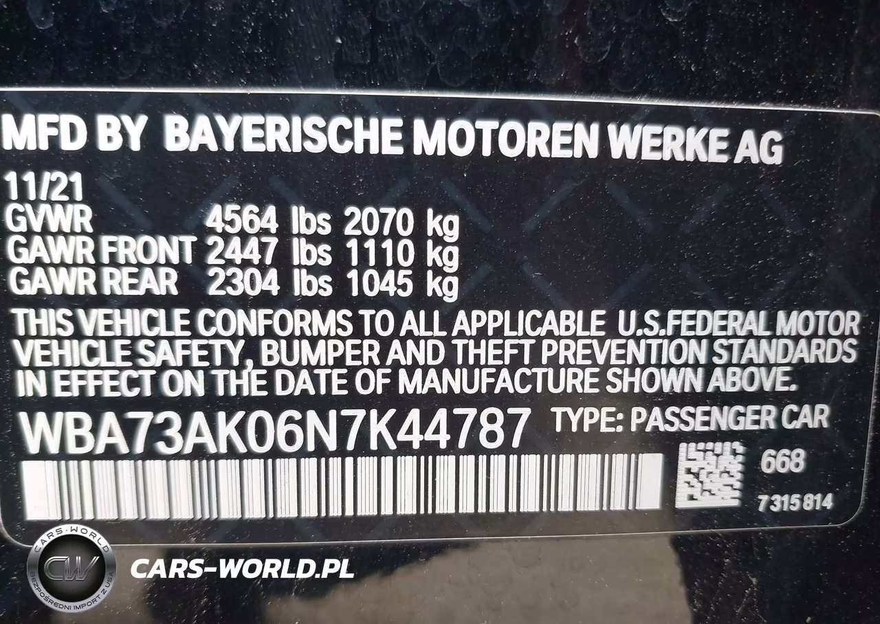 2022 BMW 228 Gran Coupe I xDrive VIN:WBA73AK06N7K44787 - 9