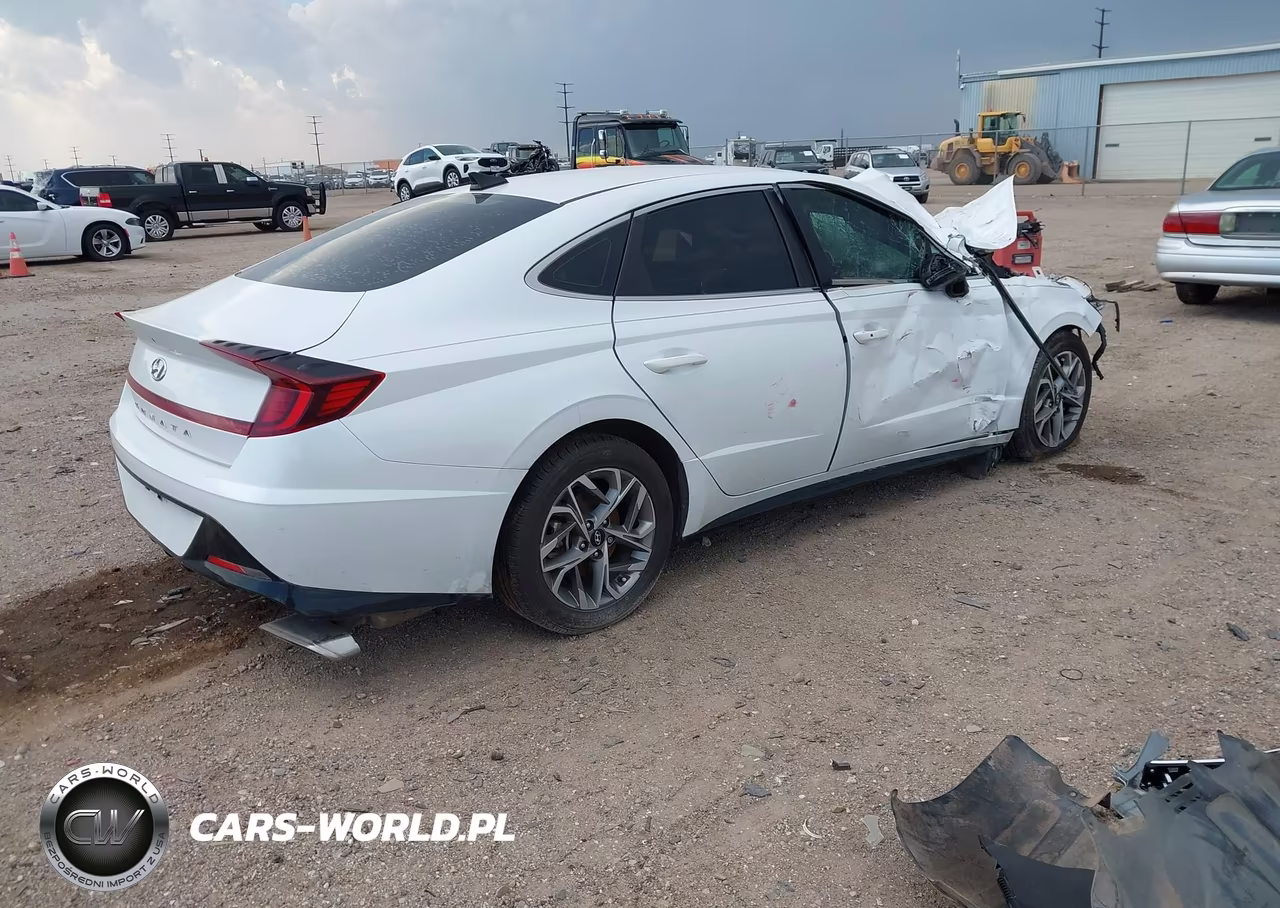 2021 Hyundai Sonata Sel VIN:5NPEL4JAXMH092237 - 4