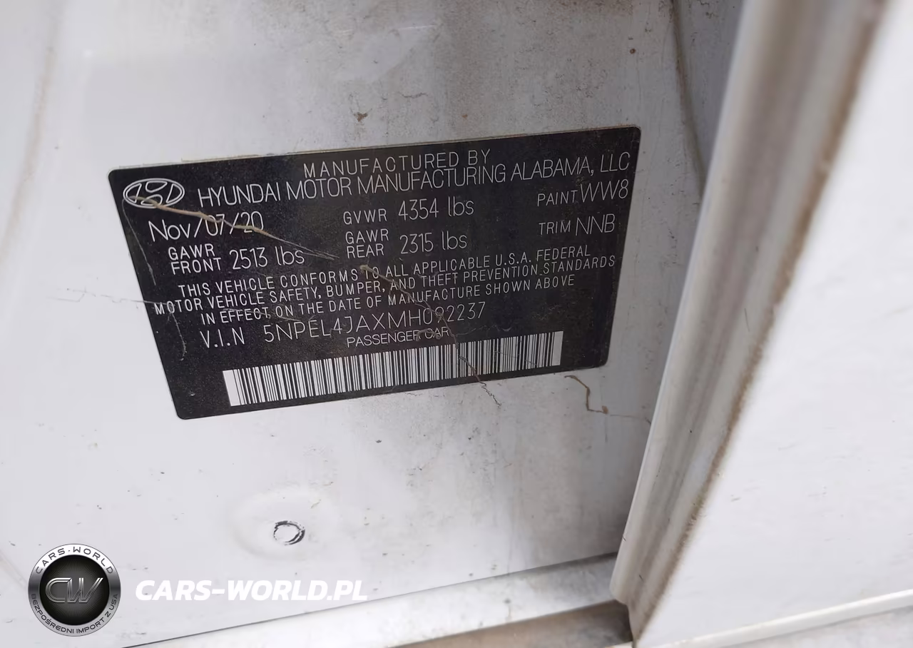 2021 Hyundai Sonata Sel VIN:5NPEL4JAXMH092237 - 9