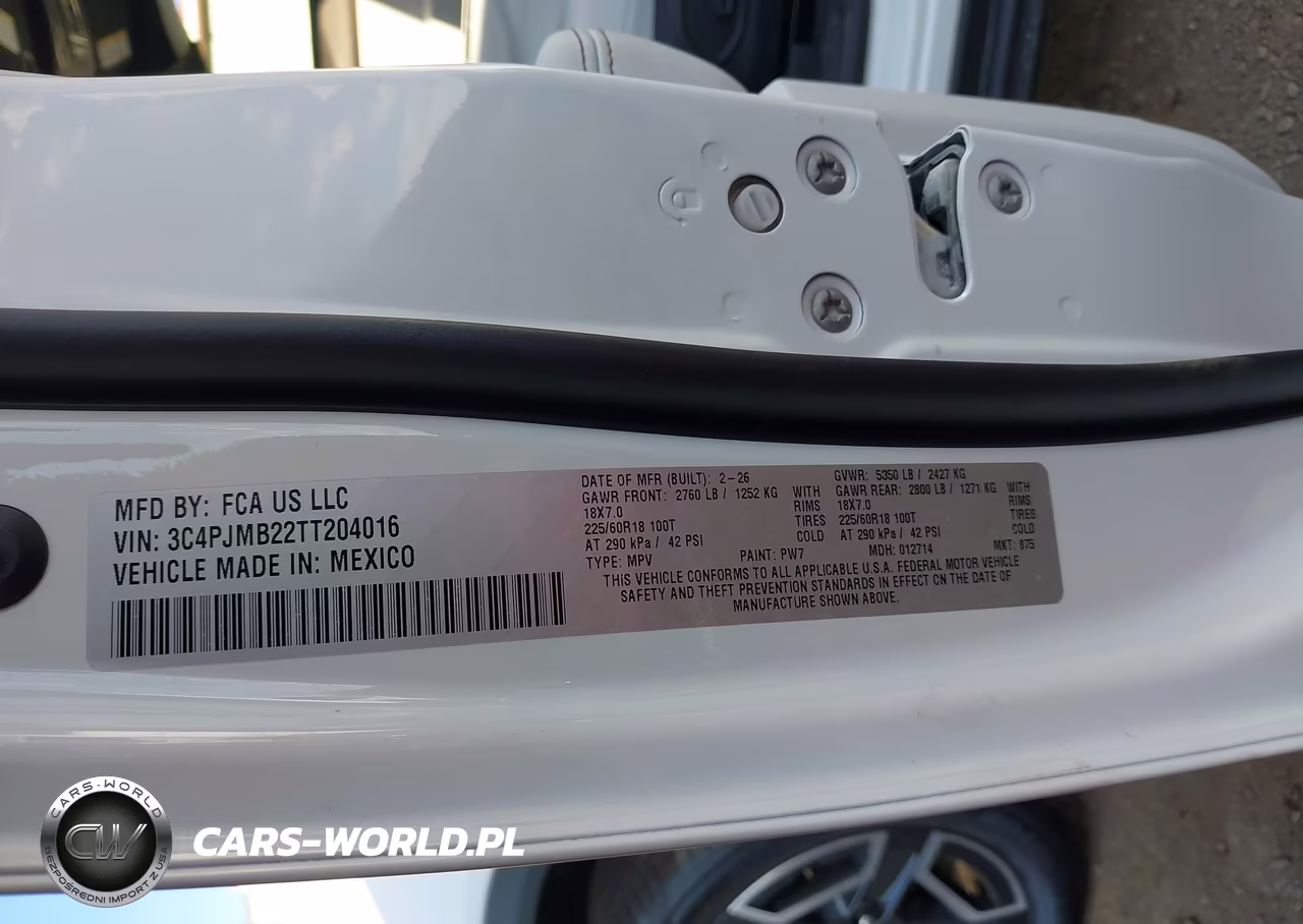 2026 Jeep Cherokee Limited 4X4 VIN:3C4PJMB22TT204016 - 9