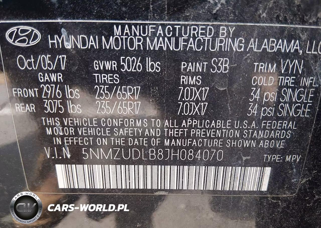 2018 Hyundai Santa Fe Sport 2.4L VIN:5NMZUDLB8JH084070 - 9