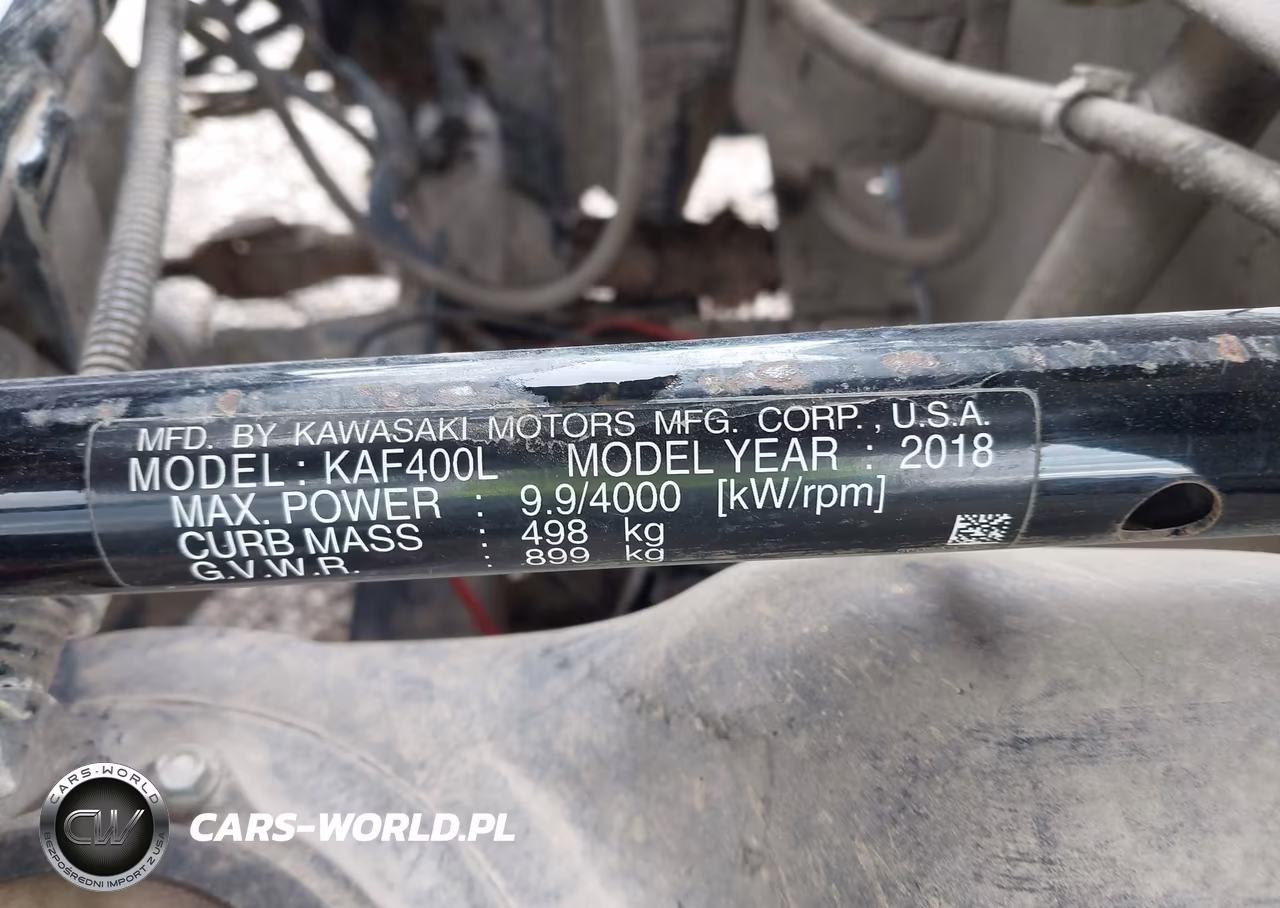 2018 Kawasaki Kaf400 L VIN:JK1AFEL13JB501825 - 15