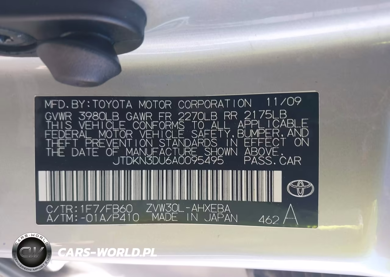2010 Toyota Prius Iii VIN:JTDKN3DU6A0095495 - 9