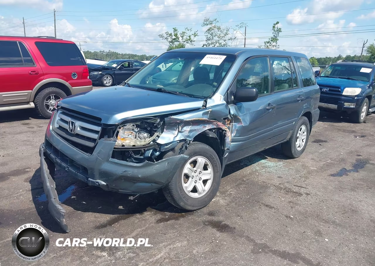 2007 Honda Pilot Lx VIN:5FNYF28127B004931 - 2