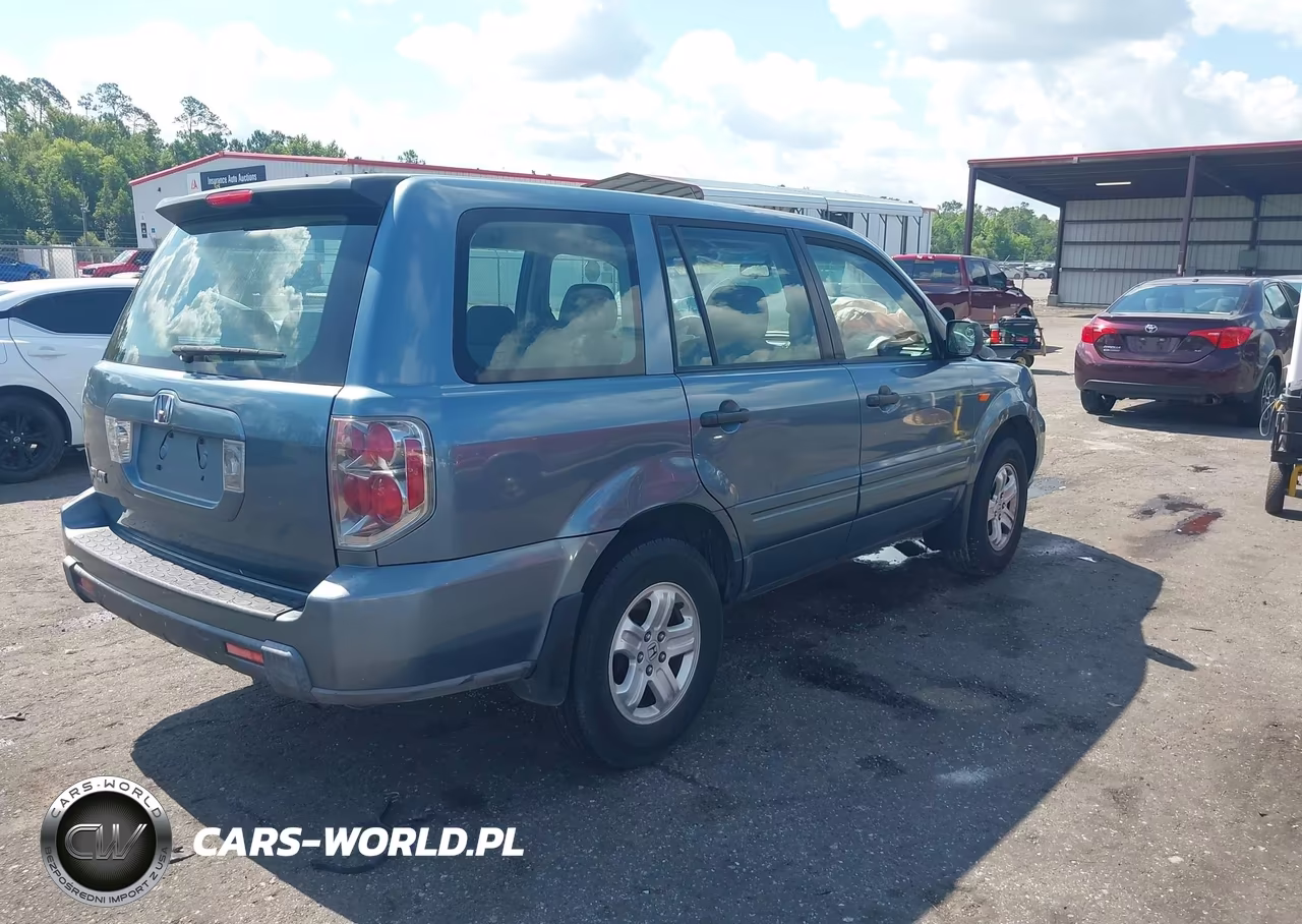 2007 Honda Pilot Lx VIN:5FNYF28127B004931 - 4