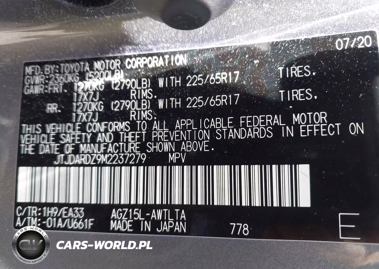 2021 Lexus Nx 300 VIN:JTJDARDZ9M2237279 - 9