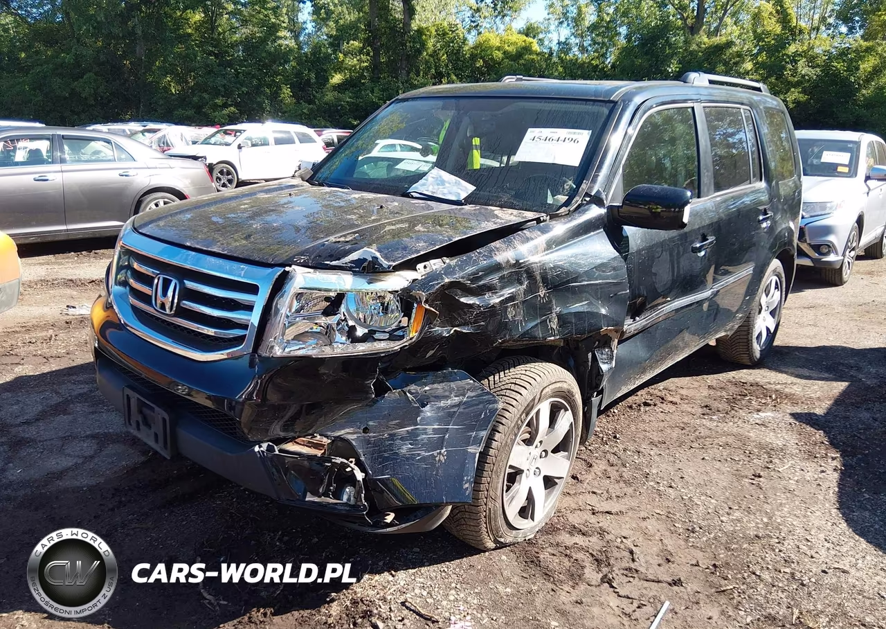 2015 Honda Pilot Touring VIN:5FNYF4H96FB053937 - 2