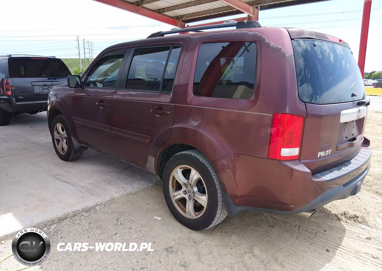 2012 Honda Pilot Ex-L VIN:5FNYF3H67CB028797 - 3