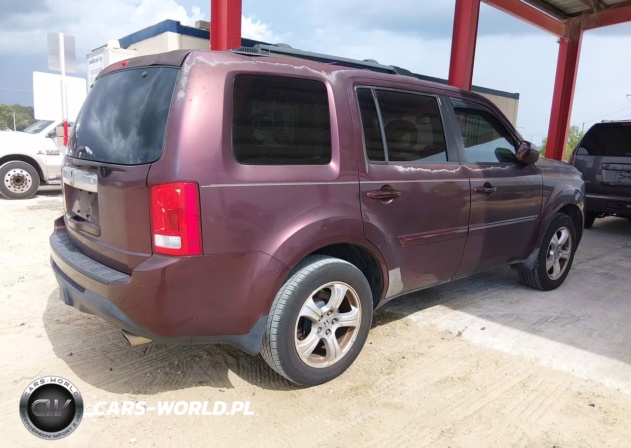 2012 Honda Pilot Ex-L VIN:5FNYF3H67CB028797 - 4