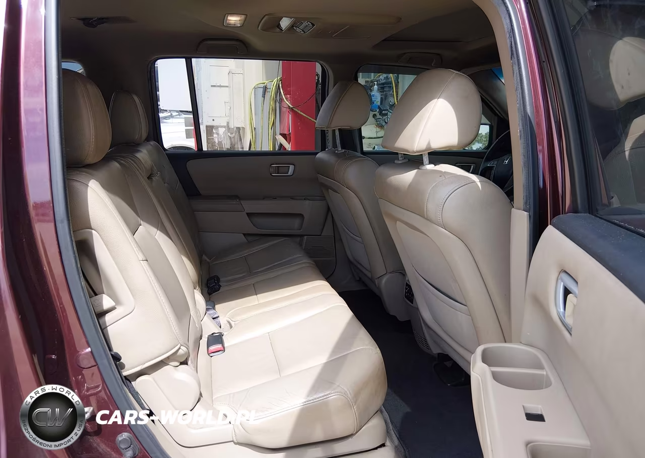 2012 Honda Pilot Ex-L VIN:5FNYF3H67CB028797 - 8