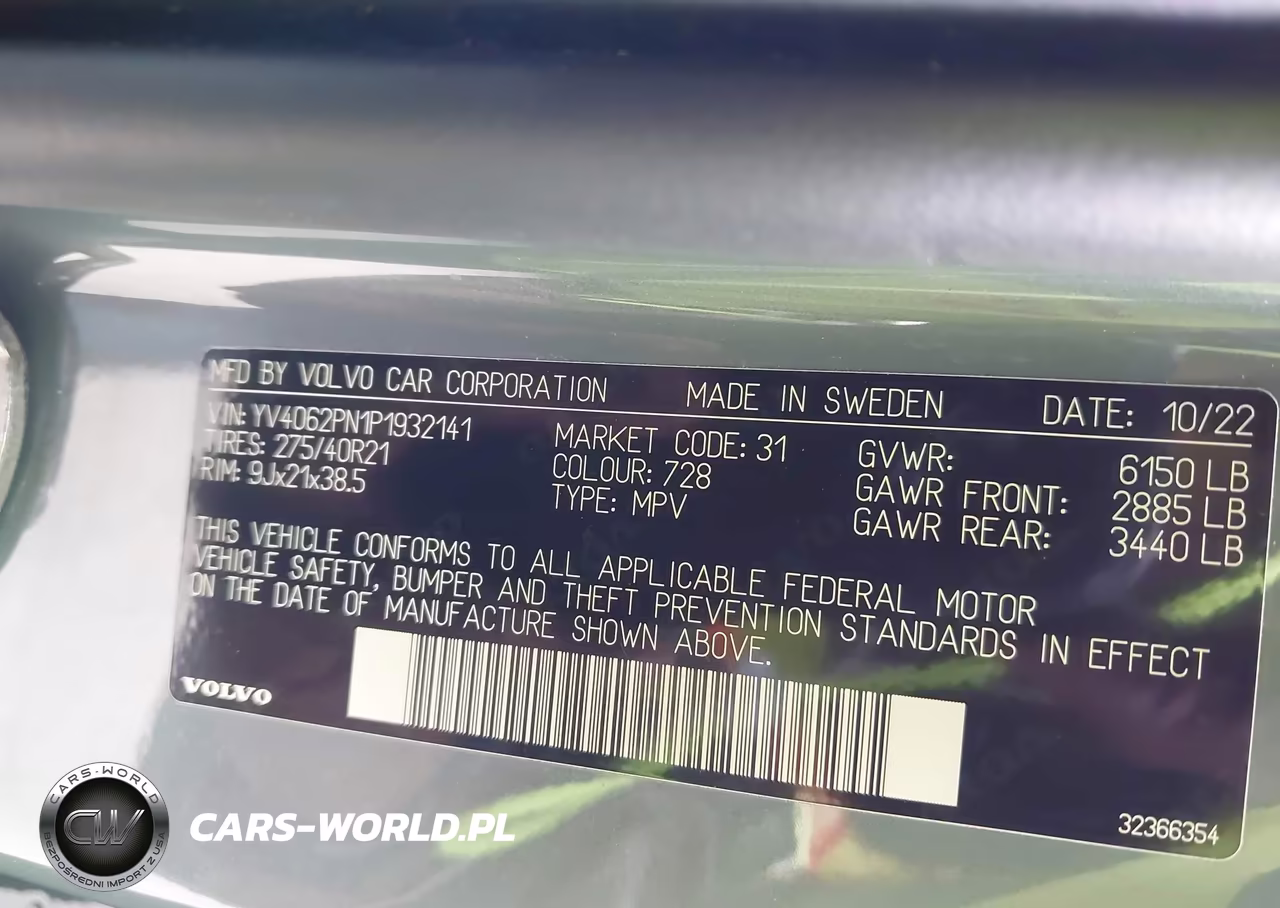 2023 Volvo Xc90 B6 Plus 7-Seater VIN:YV4062PN1P1932141 - 9