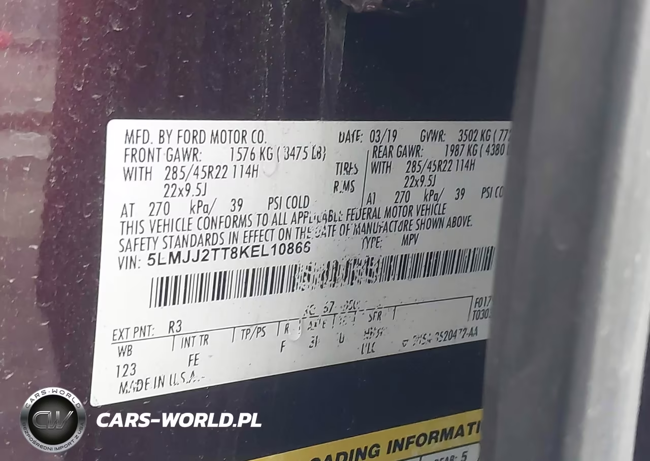 2019 Lincoln Navigator Black Label VIN:5LMJJ2TT8KEL10866 - 9