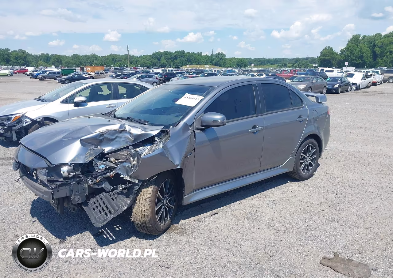 2017 Mitsubishi Lancer Es VIN:JA32U2FU8HU006103 - 2
