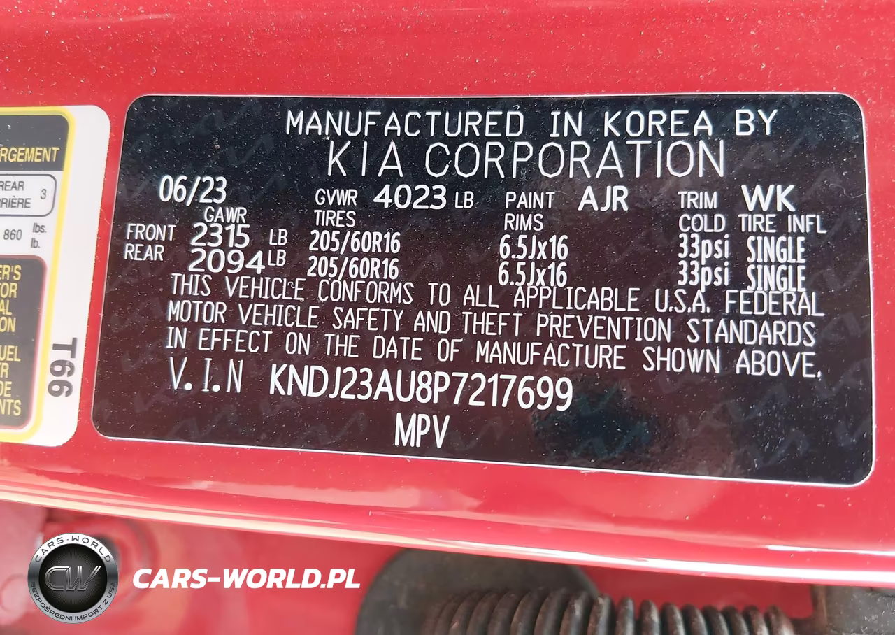2023 Kia Soul Lx VIN:KNDJ23AU8P7217699 - 9