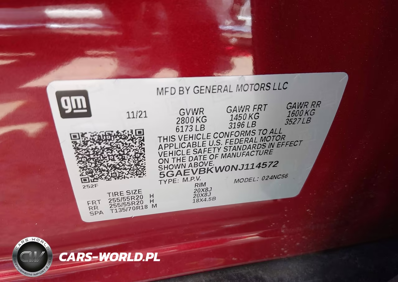 2022 Buick Enclave Awd Premium VIN:5GAEVBKW0NJ114572 - 9