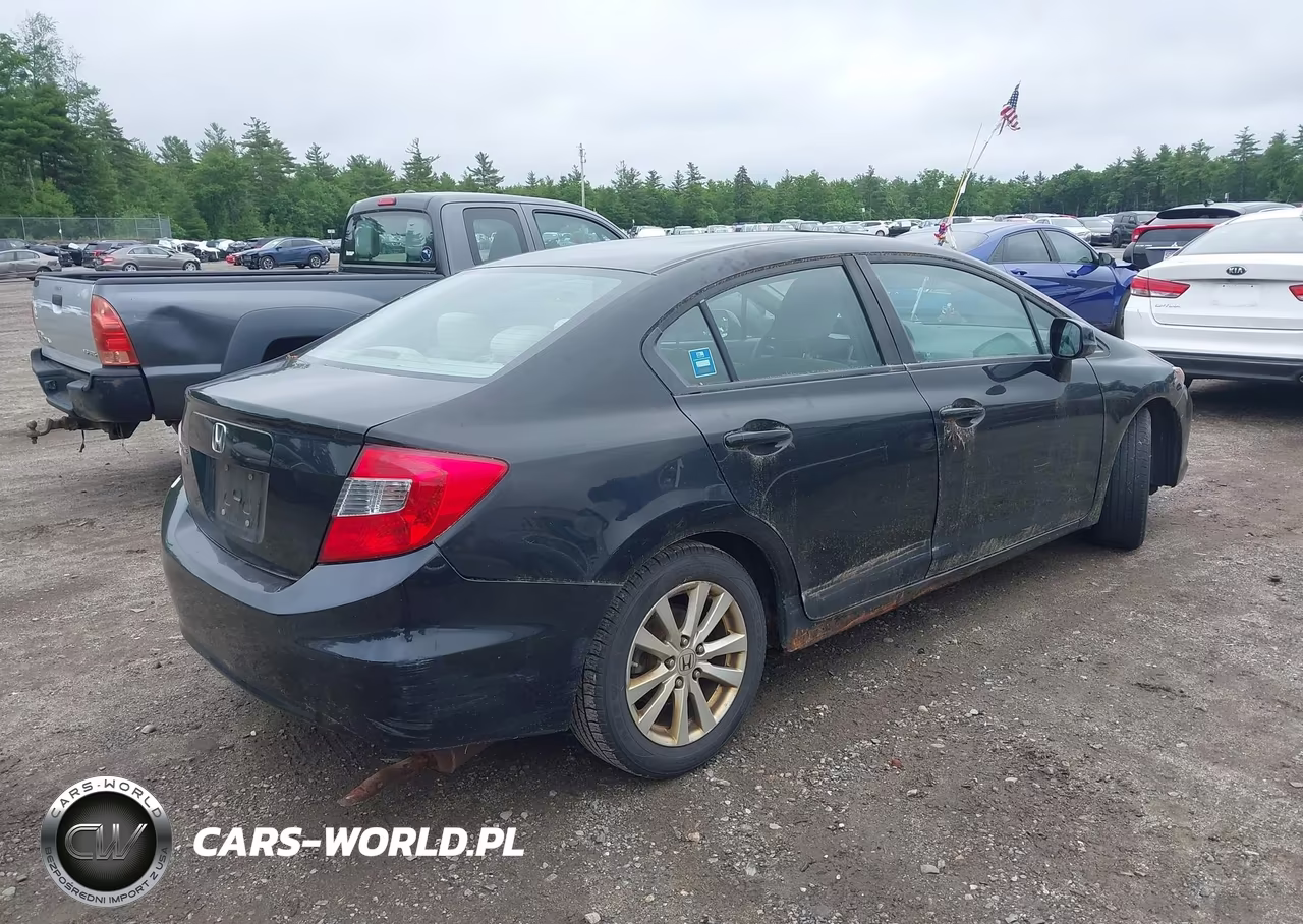2012 Honda Civic Ex VIN:2HGFB2F82CH300623 - 4