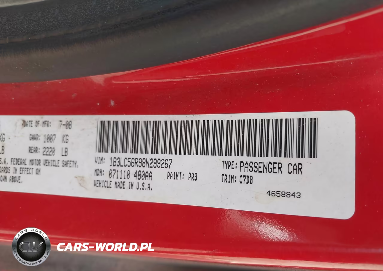 2008 Dodge Avenger Sxt VIN:1B3LC56R98N299267 - 9