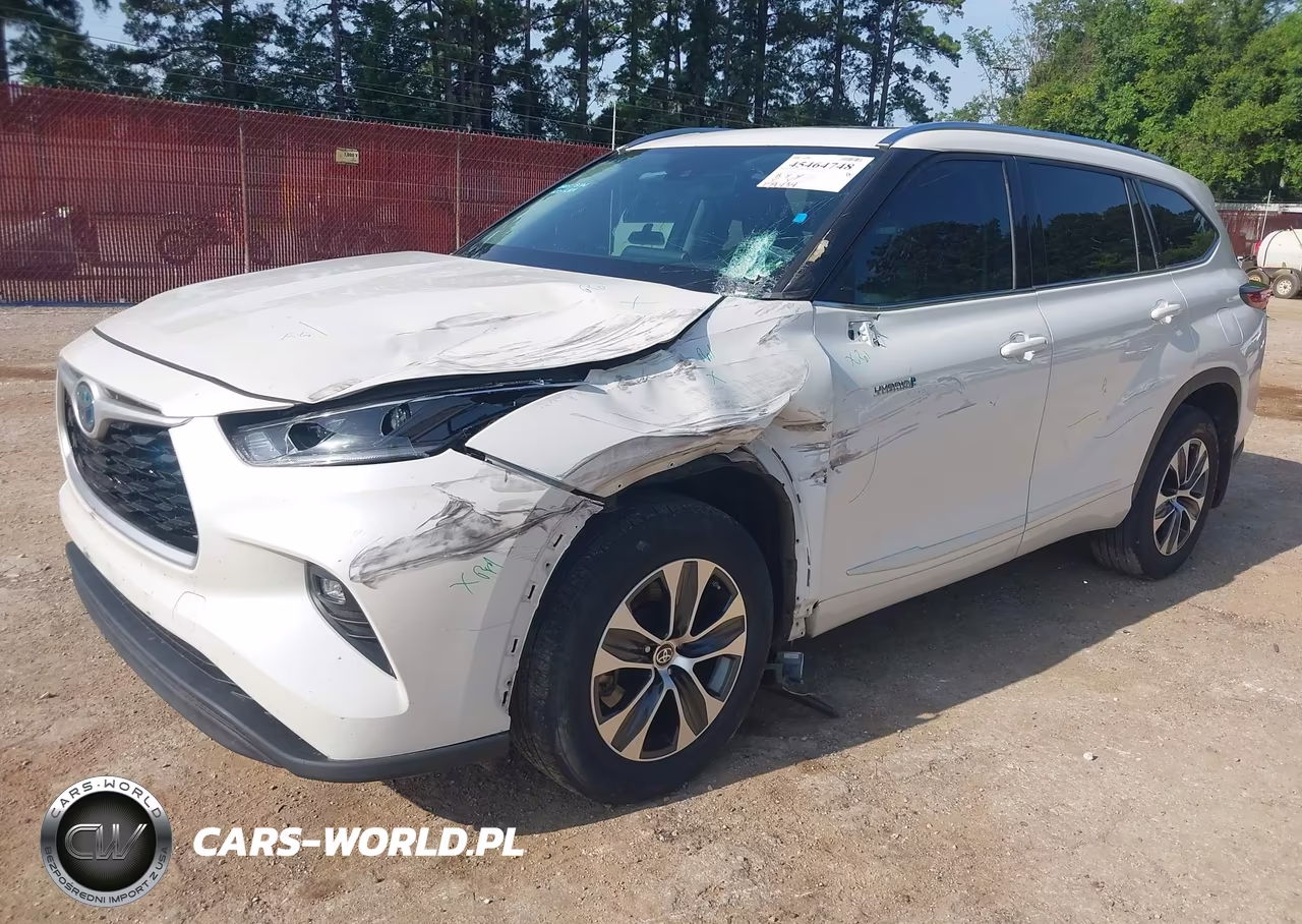 2021 Toyota Highlander Hybrid Xle VIN:5TDGARAH6MS506875 - 2