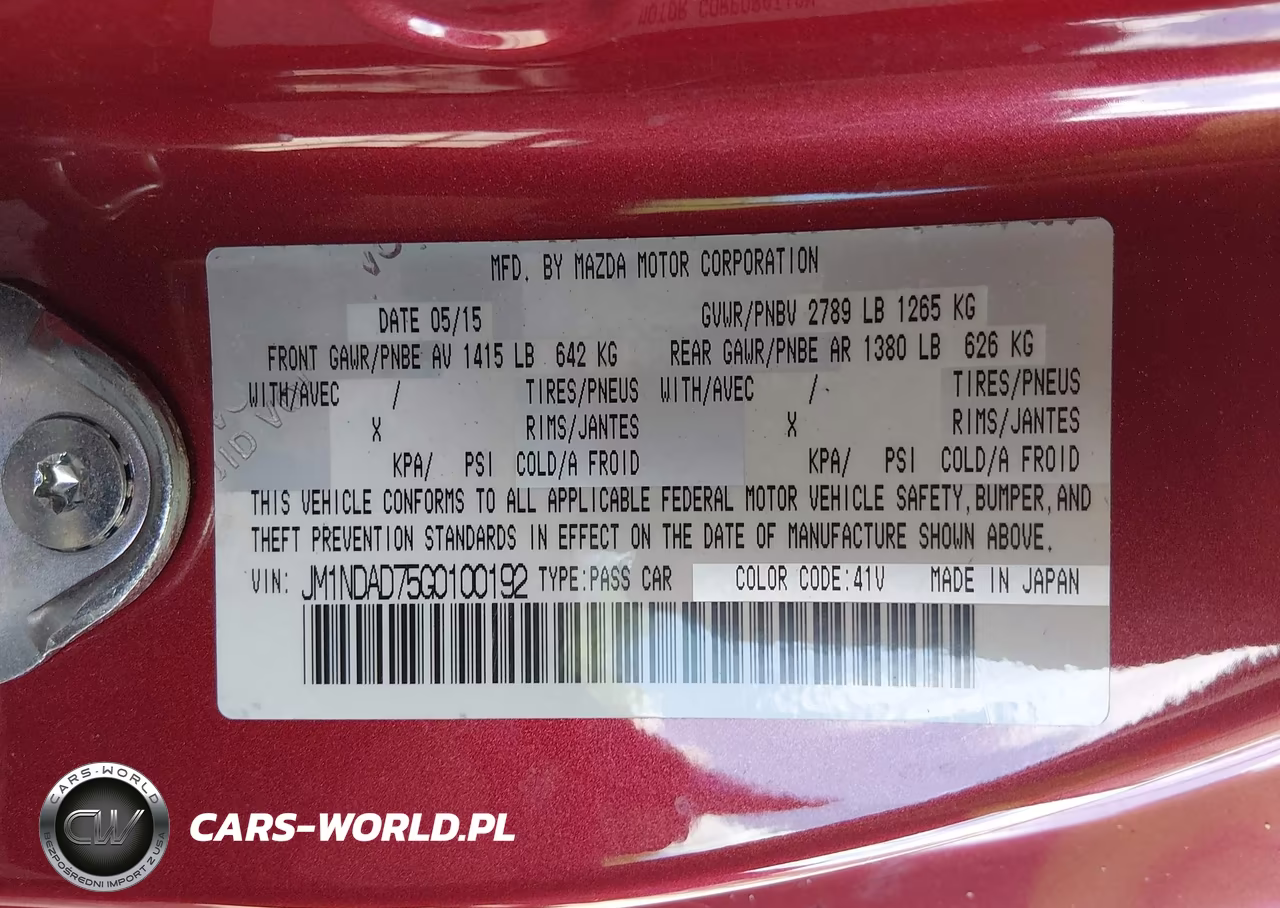 2016 Mazda Mx-5 Miata Grand Touring VIN:JM1NDAD75G0100192 - 9