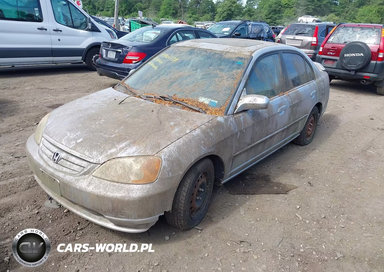 2001 Honda Civic VIN:1HGES26721L052232 - 2