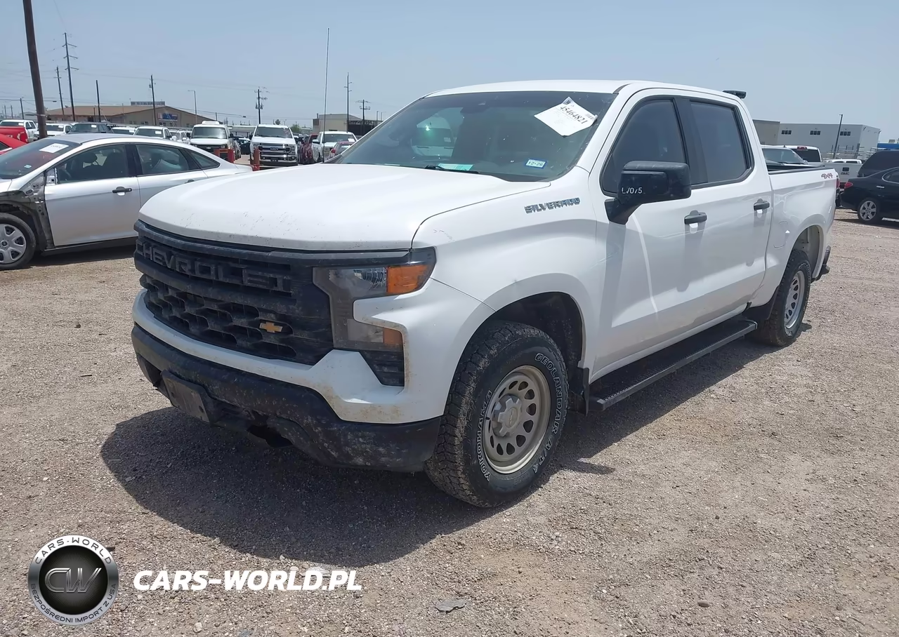 2023 Chevrolet Silverado 1500 4Wd Short Bed Wt VIN:2GCUDAEDXP1108244 - 2
