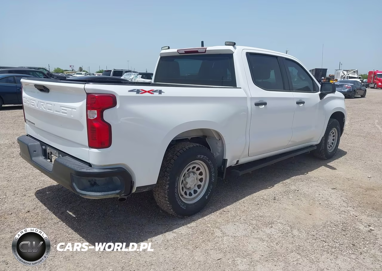 2023 Chevrolet Silverado 1500 4Wd Short Bed Wt VIN:2GCUDAEDXP1108244 - 4