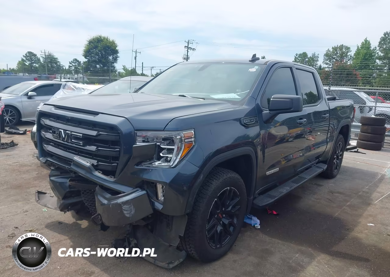 2021 GMC Sierra 1500 4Wd Short Box Elevation VIN:3GTU9CED3MG184906 - 2