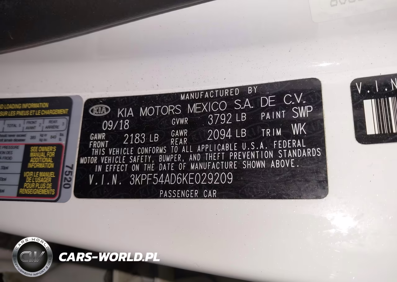 2019 Kia Forte Ex VIN:3KPF54AD6KE029209 - 9