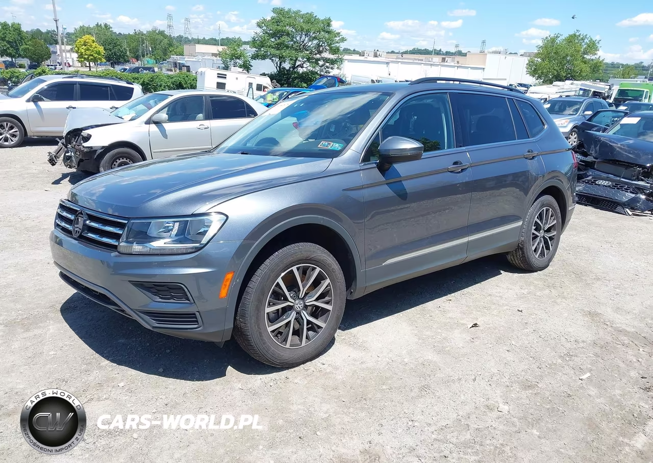 2021 Volkswagen Tiguan 2.0T Se-2.0T Se R-Line Black-2.0T Sel VIN:3VV2B7AX2MM106459 - 2