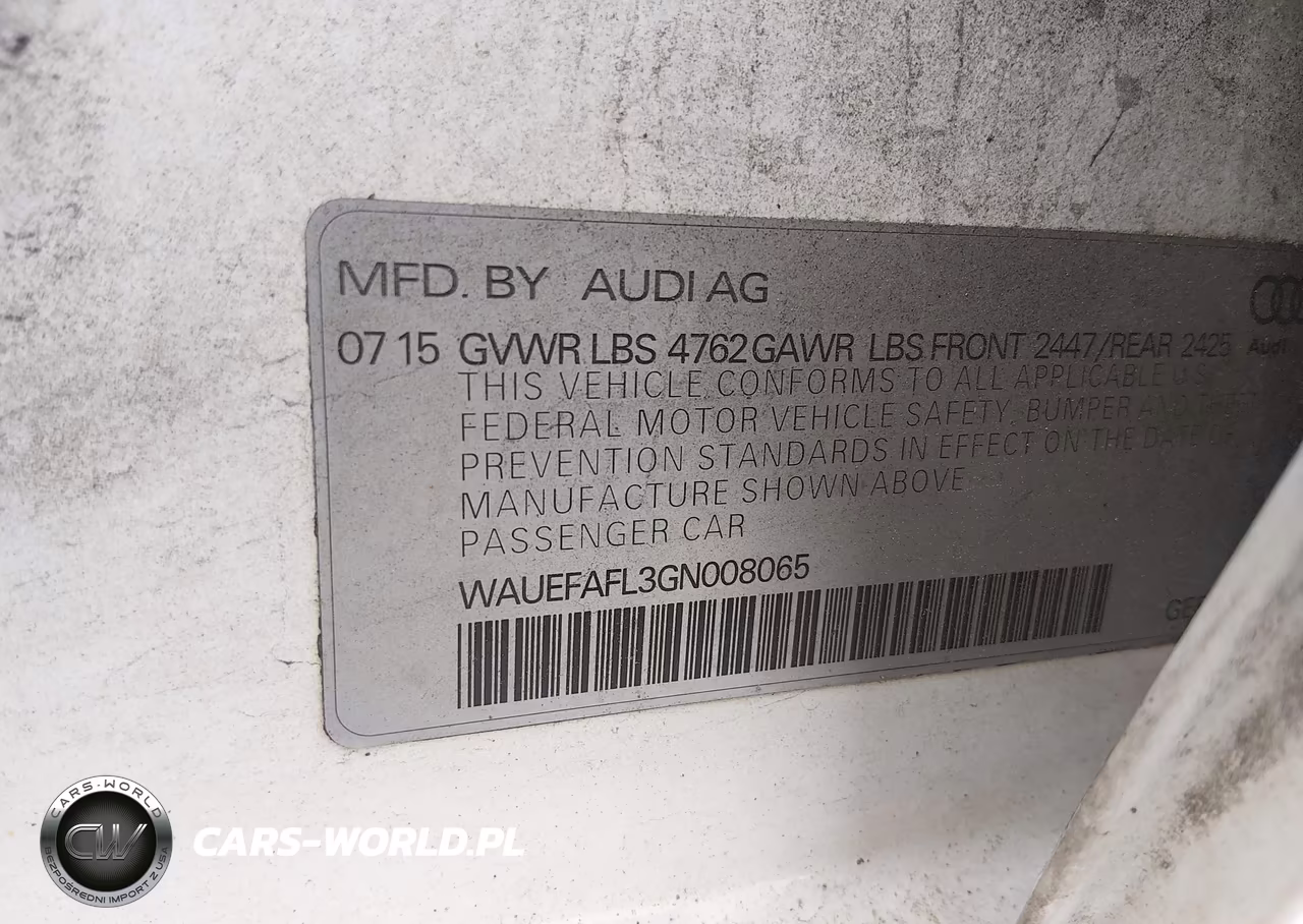 2016 Audi A4 Premium Plus VIN:WAUEFAFL3GN008065 - 9