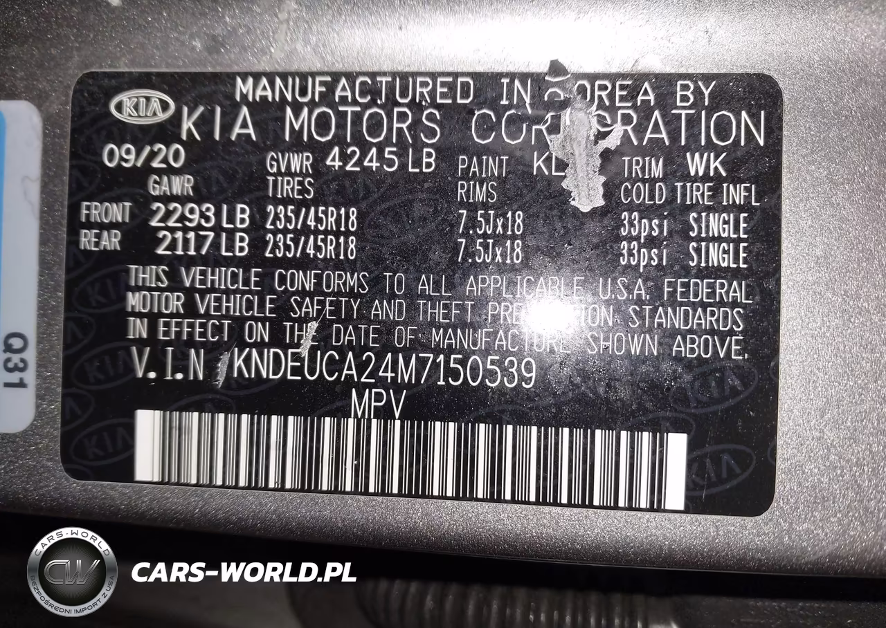 2021 Kia Seltos S Turbo VIN:KNDEUCA24M7150539 - 9