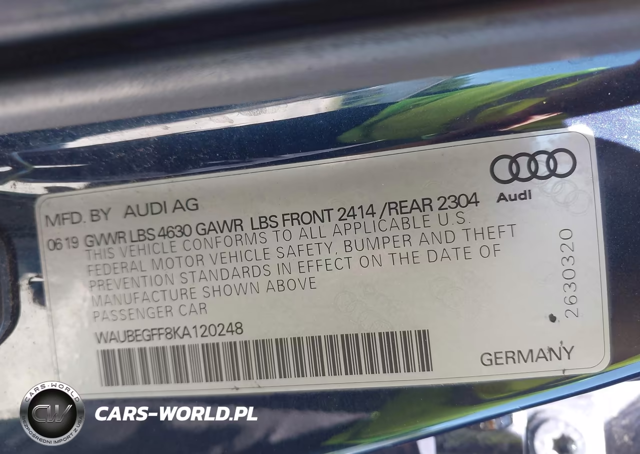 2019 Audi A3 45 Premium VIN:WAUBEGFF8KA120248 - 9