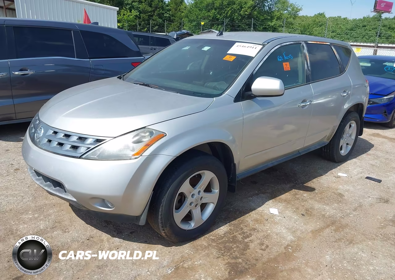 2005 Nissan Murano Sl VIN:JN8AZ08W15W423696 - 2