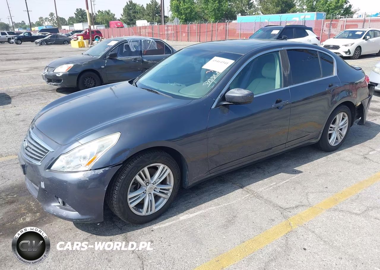 2011 Infiniti G25 Journey VIN:JN1DV6AP2BM830883 - 2